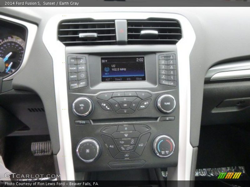 Sunset / Earth Gray 2014 Ford Fusion S