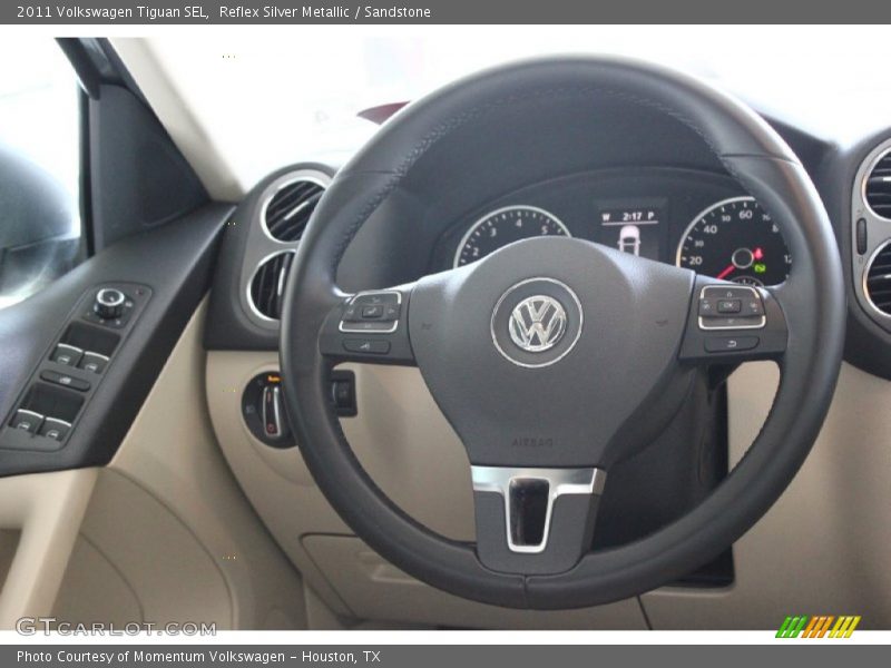 Reflex Silver Metallic / Sandstone 2011 Volkswagen Tiguan SEL