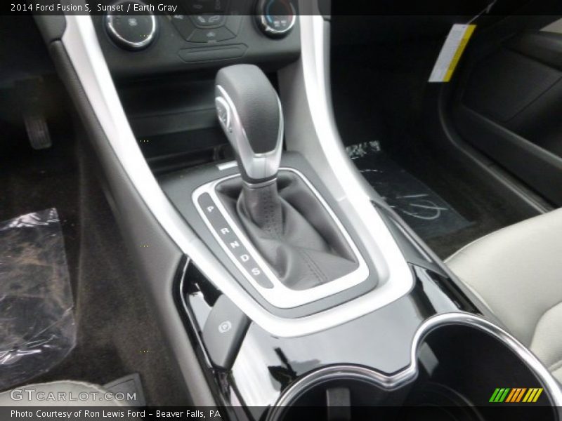 Sunset / Earth Gray 2014 Ford Fusion S