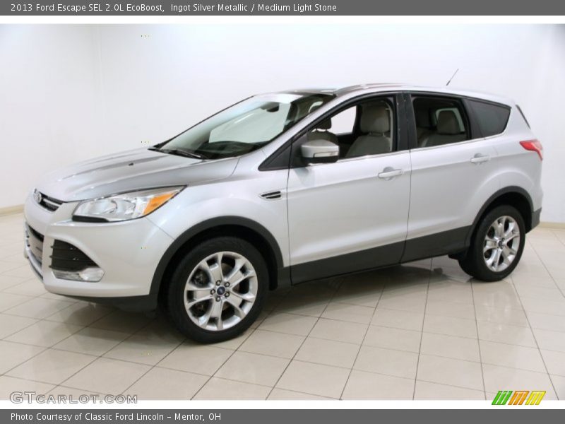 Ingot Silver Metallic / Medium Light Stone 2013 Ford Escape SEL 2.0L EcoBoost