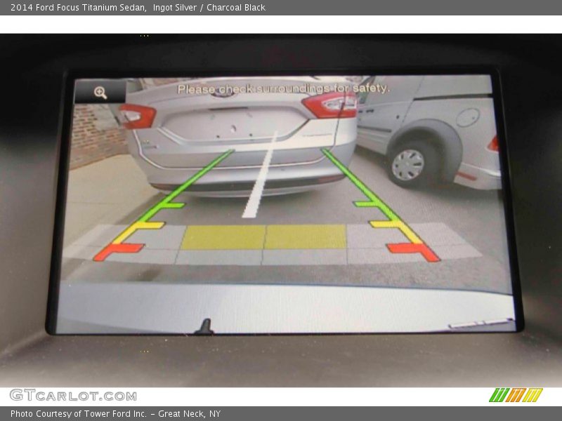 Ingot Silver / Charcoal Black 2014 Ford Focus Titanium Sedan