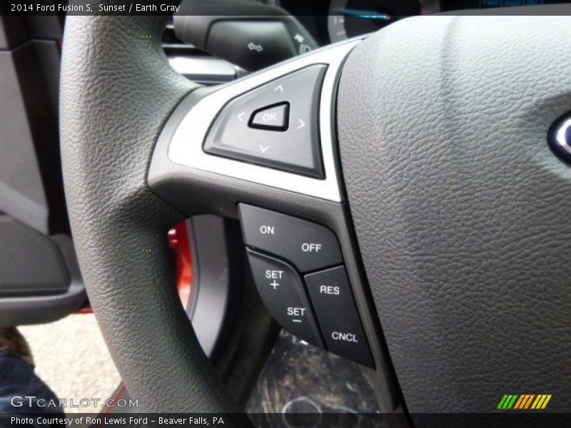 Sunset / Earth Gray 2014 Ford Fusion S