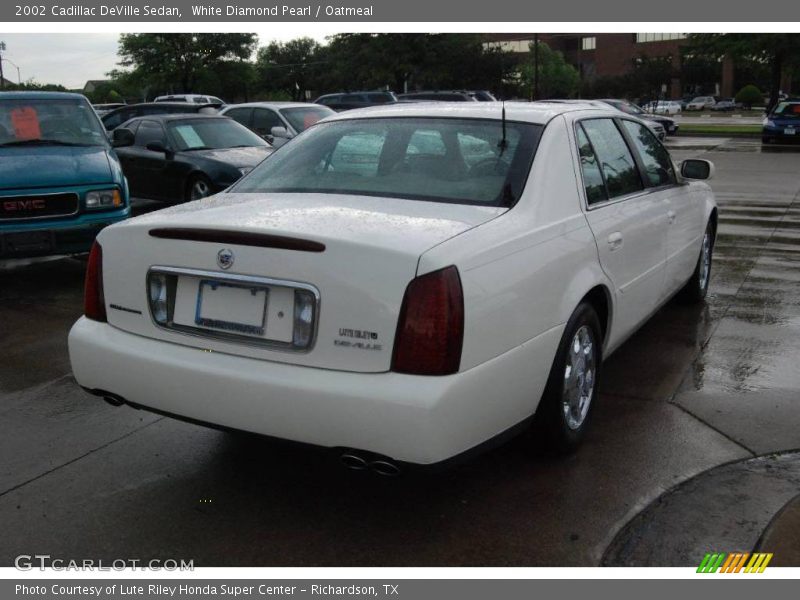 White Diamond Pearl / Oatmeal 2002 Cadillac DeVille Sedan