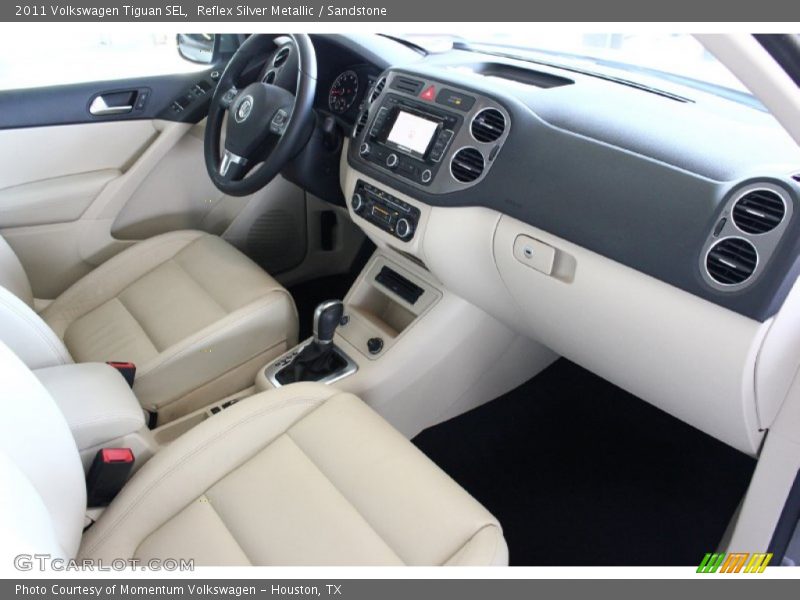 Reflex Silver Metallic / Sandstone 2011 Volkswagen Tiguan SEL