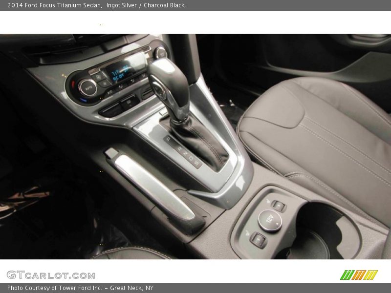 Ingot Silver / Charcoal Black 2014 Ford Focus Titanium Sedan