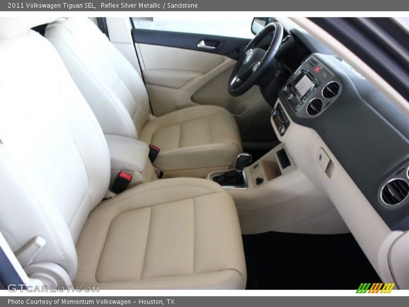 Reflex Silver Metallic / Sandstone 2011 Volkswagen Tiguan SEL