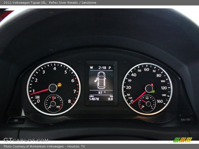 Reflex Silver Metallic / Sandstone 2011 Volkswagen Tiguan SEL