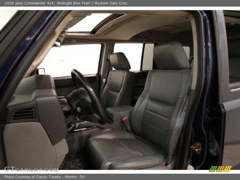 Midnight Blue Pearl / Medium Slate Gray 2006 Jeep Commander 4x4