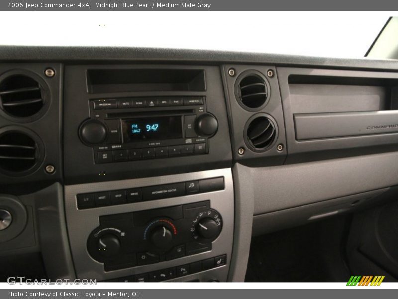 Midnight Blue Pearl / Medium Slate Gray 2006 Jeep Commander 4x4