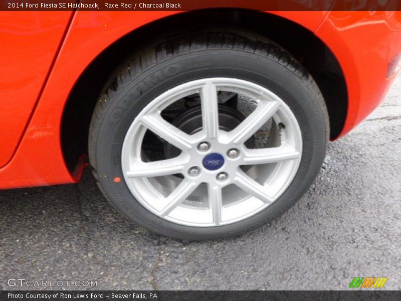 Race Red / Charcoal Black 2014 Ford Fiesta SE Hatchback