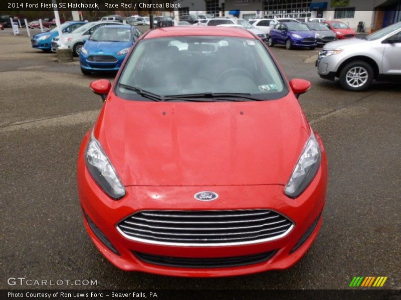 Race Red / Charcoal Black 2014 Ford Fiesta SE Hatchback
