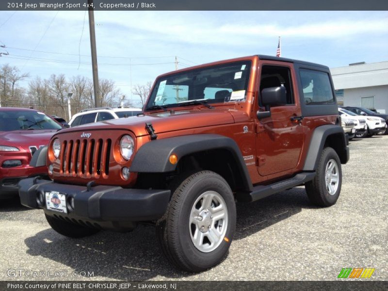 Copperhead / Black 2014 Jeep Wrangler Sport 4x4