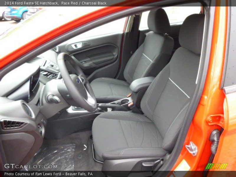 Race Red / Charcoal Black 2014 Ford Fiesta SE Hatchback