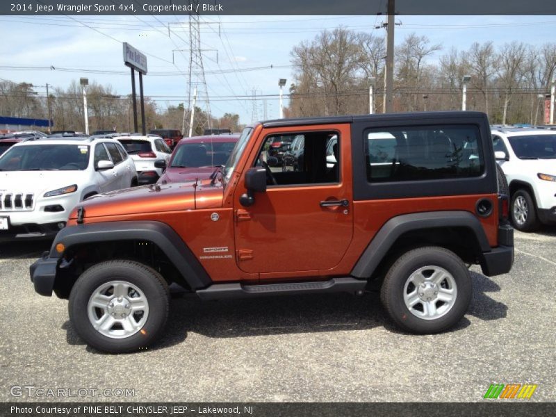 Copperhead / Black 2014 Jeep Wrangler Sport 4x4