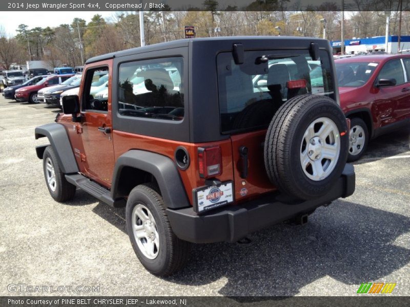 Copperhead / Black 2014 Jeep Wrangler Sport 4x4