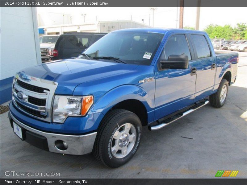 Blue Flame / Steel Grey 2014 Ford F150 XLT SuperCrew