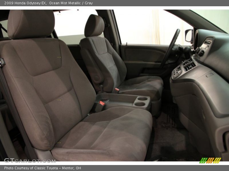 Ocean Mist Metallic / Gray 2009 Honda Odyssey EX