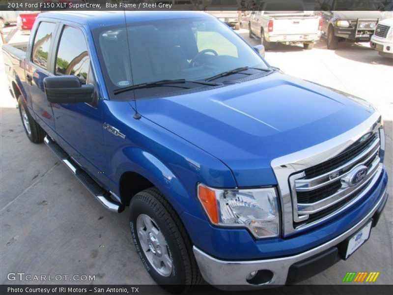 Blue Flame / Steel Grey 2014 Ford F150 XLT SuperCrew