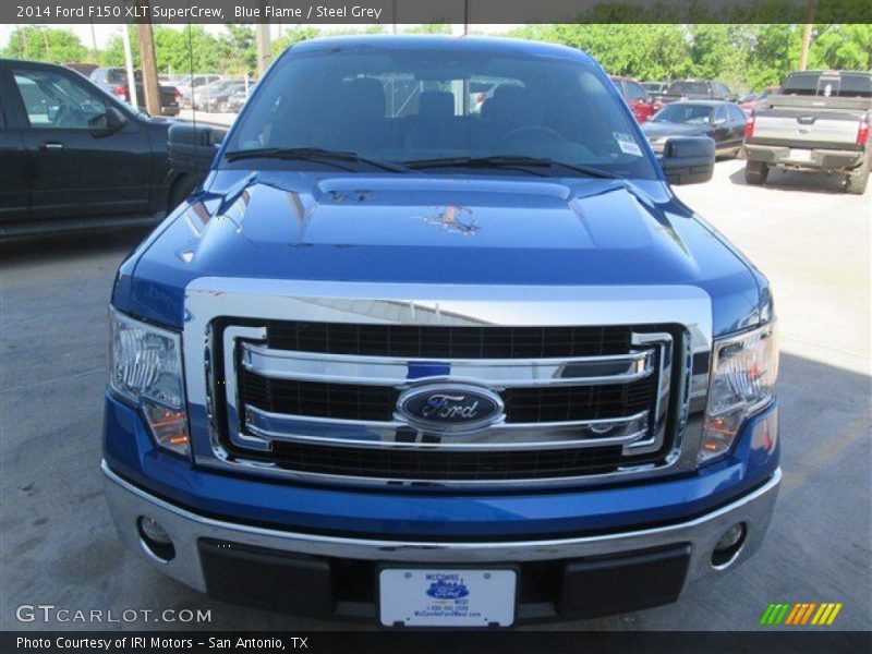 Blue Flame / Steel Grey 2014 Ford F150 XLT SuperCrew