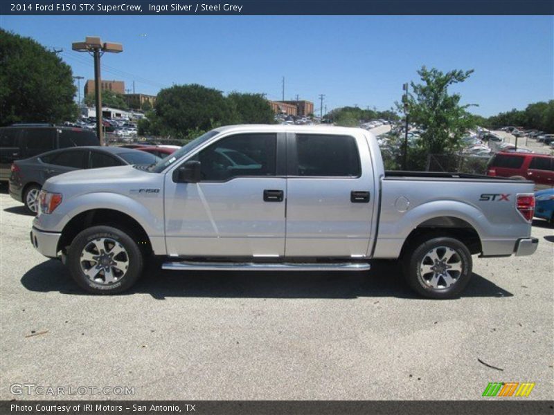 Ingot Silver / Steel Grey 2014 Ford F150 STX SuperCrew