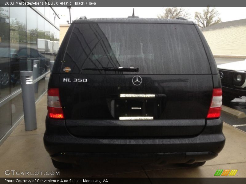 Black / Java 2003 Mercedes-Benz ML 350 4Matic