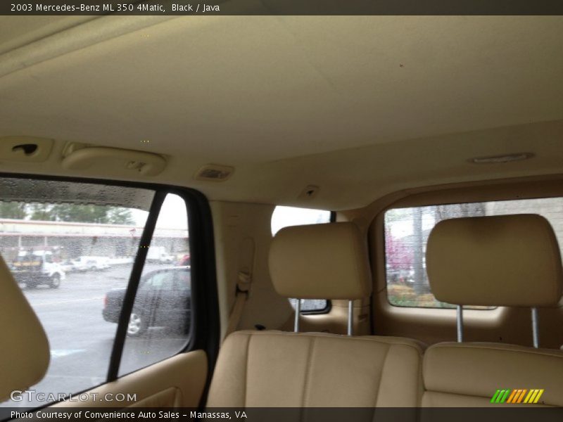 Black / Java 2003 Mercedes-Benz ML 350 4Matic