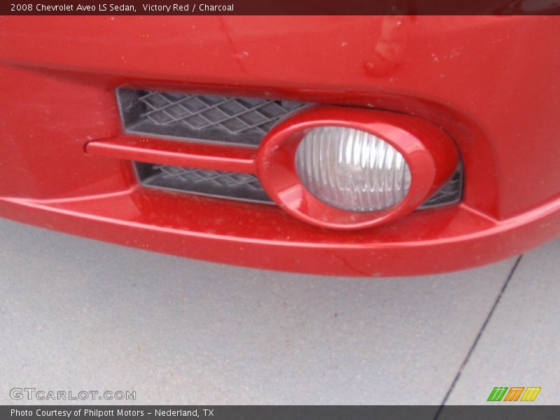 Victory Red / Charcoal 2008 Chevrolet Aveo LS Sedan
