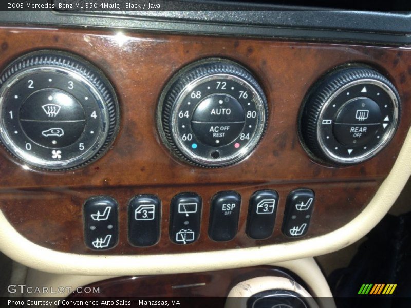 Black / Java 2003 Mercedes-Benz ML 350 4Matic