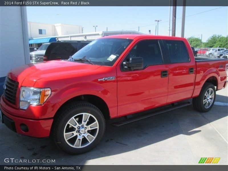 Race Red / Black 2014 Ford F150 STX SuperCrew