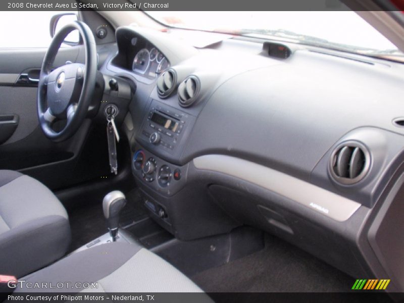 Victory Red / Charcoal 2008 Chevrolet Aveo LS Sedan