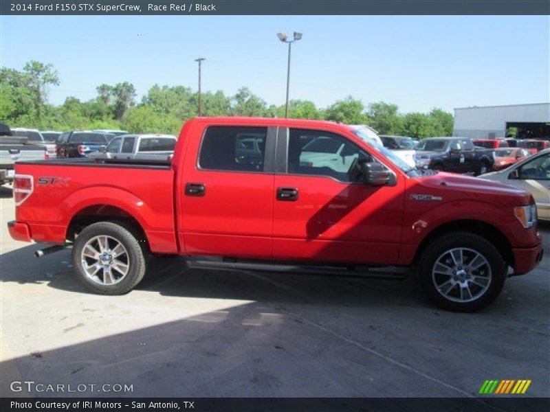 Race Red / Black 2014 Ford F150 STX SuperCrew