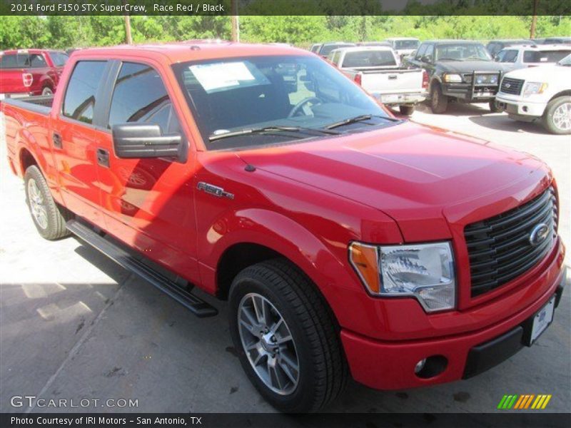 Race Red / Black 2014 Ford F150 STX SuperCrew