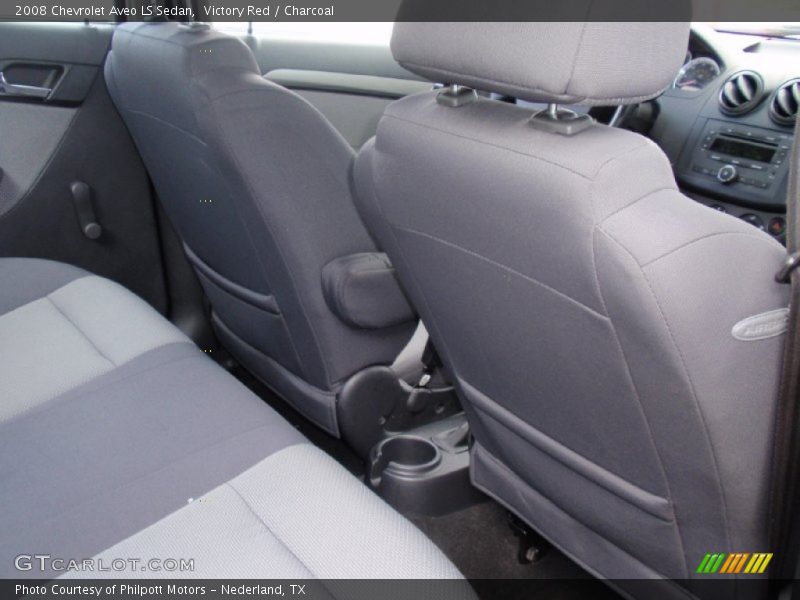 Victory Red / Charcoal 2008 Chevrolet Aveo LS Sedan