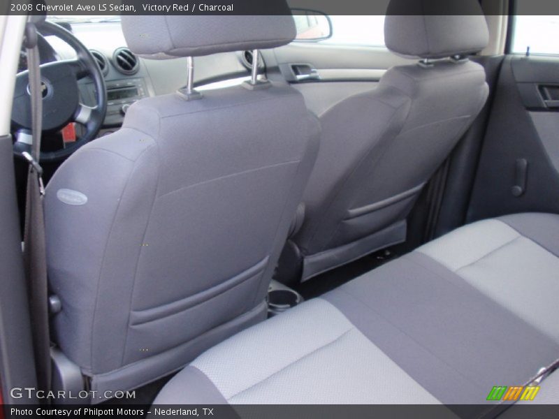 Victory Red / Charcoal 2008 Chevrolet Aveo LS Sedan