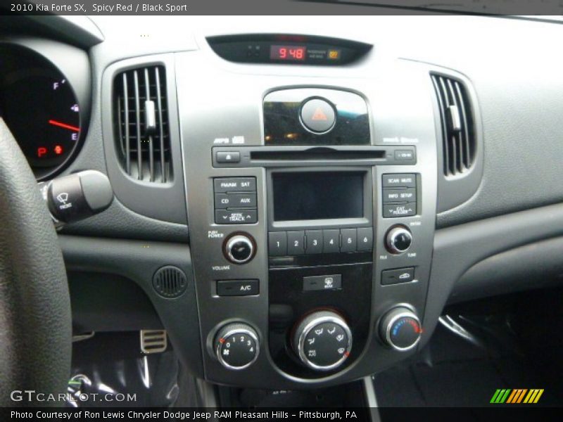 Spicy Red / Black Sport 2010 Kia Forte SX