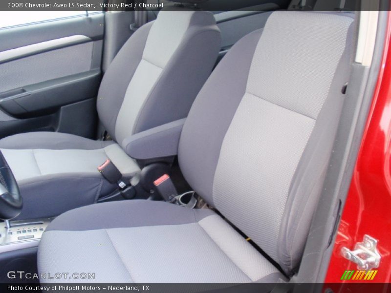 Victory Red / Charcoal 2008 Chevrolet Aveo LS Sedan