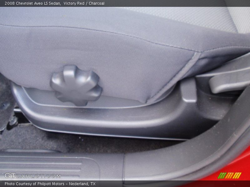 Victory Red / Charcoal 2008 Chevrolet Aveo LS Sedan