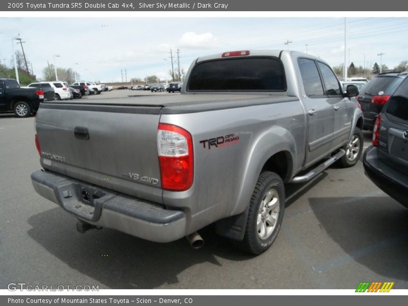 Silver Sky Metallic / Dark Gray 2005 Toyota Tundra SR5 Double Cab 4x4