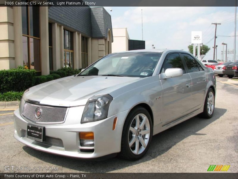 Light Platinum / Ebony 2006 Cadillac CTS -V Series