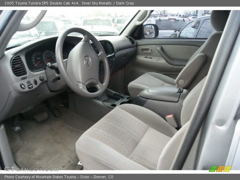 Silver Sky Metallic / Dark Gray 2005 Toyota Tundra SR5 Double Cab 4x4