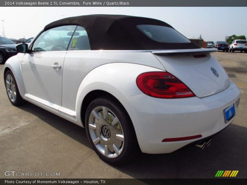 Pure White / Quartz/Black 2014 Volkswagen Beetle 2.5L Convertible