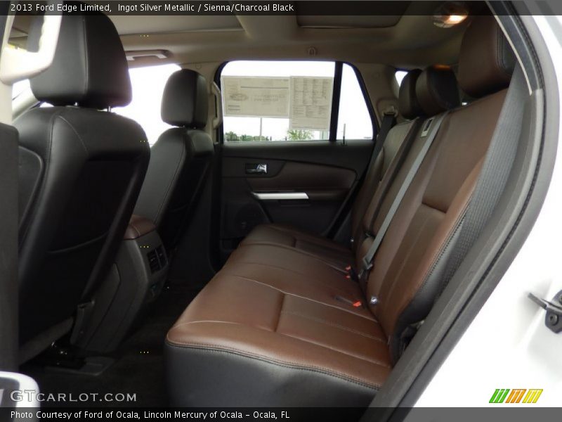 Ingot Silver Metallic / Sienna/Charcoal Black 2013 Ford Edge Limited