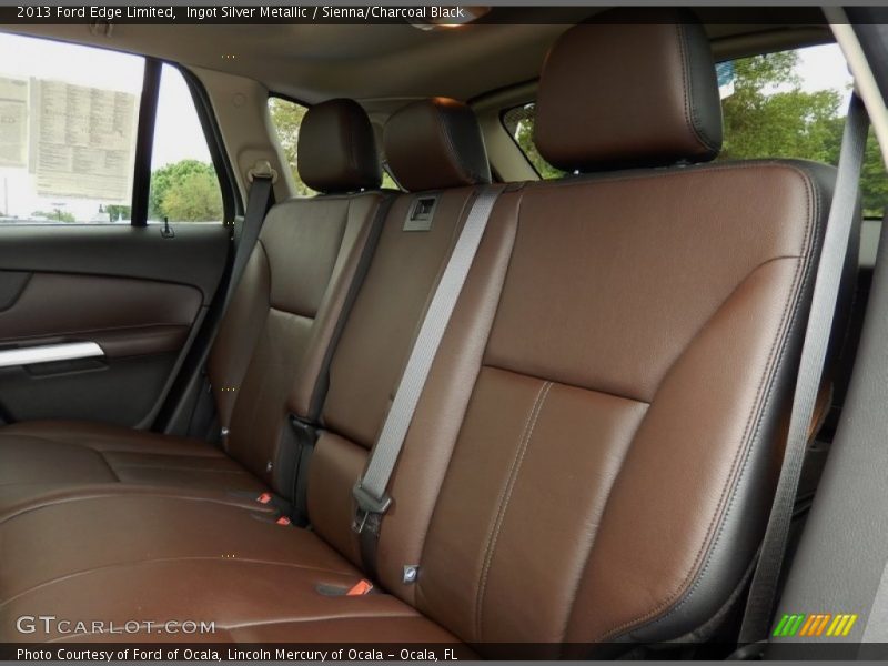 Ingot Silver Metallic / Sienna/Charcoal Black 2013 Ford Edge Limited