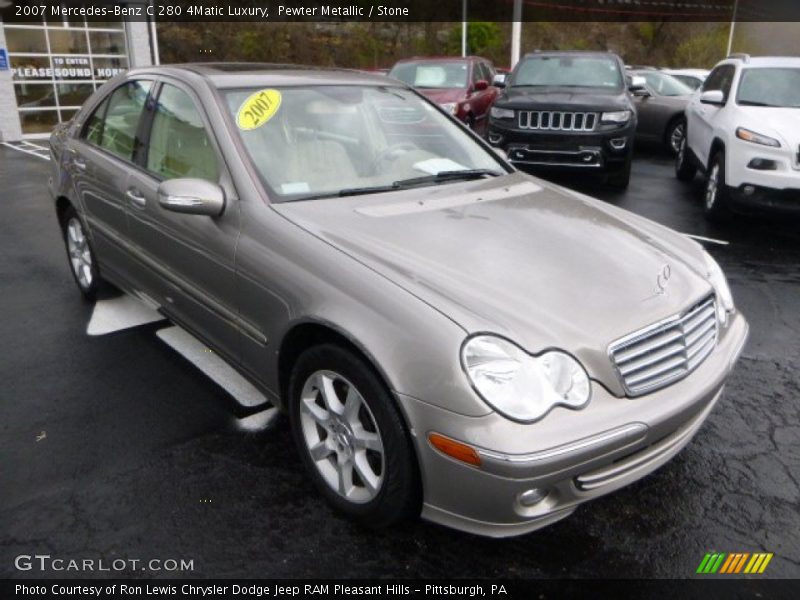 Front 3/4 View of 2007 C 280 4Matic Luxury