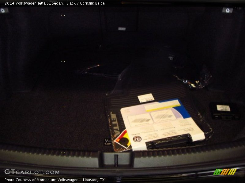 Black / Cornsilk Beige 2014 Volkswagen Jetta SE Sedan