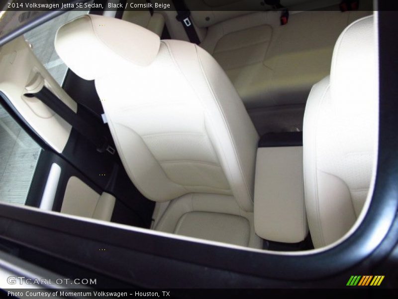 Black / Cornsilk Beige 2014 Volkswagen Jetta SE Sedan