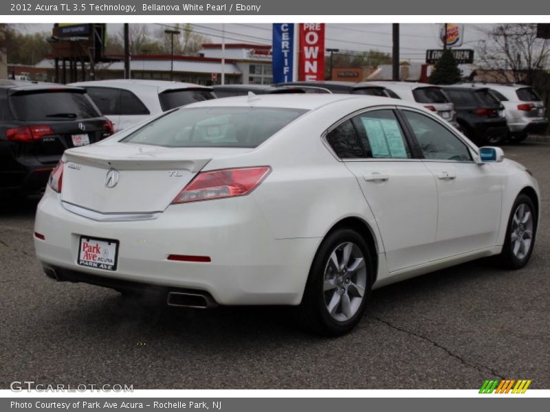Bellanova White Pearl / Ebony 2012 Acura TL 3.5 Technology
