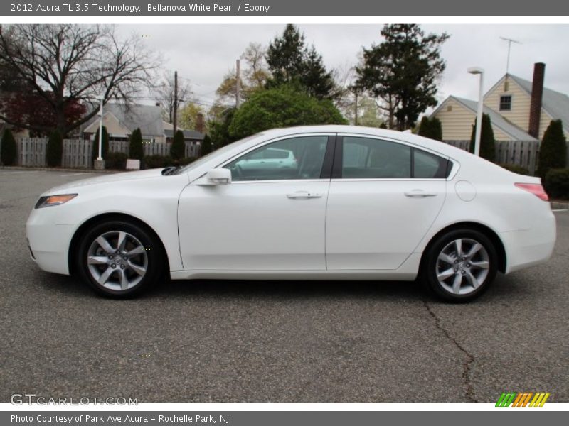Bellanova White Pearl / Ebony 2012 Acura TL 3.5 Technology