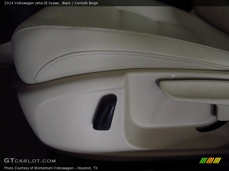 Black / Cornsilk Beige 2014 Volkswagen Jetta SE Sedan