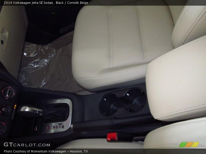 Black / Cornsilk Beige 2014 Volkswagen Jetta SE Sedan